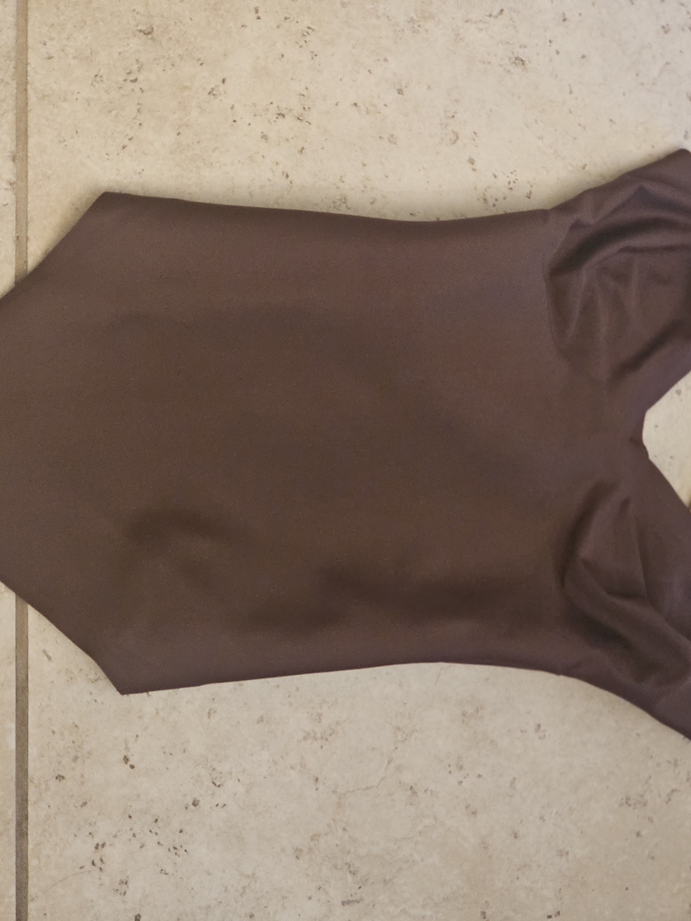 SKIMS PLUNGE BODYSUIT BROWN